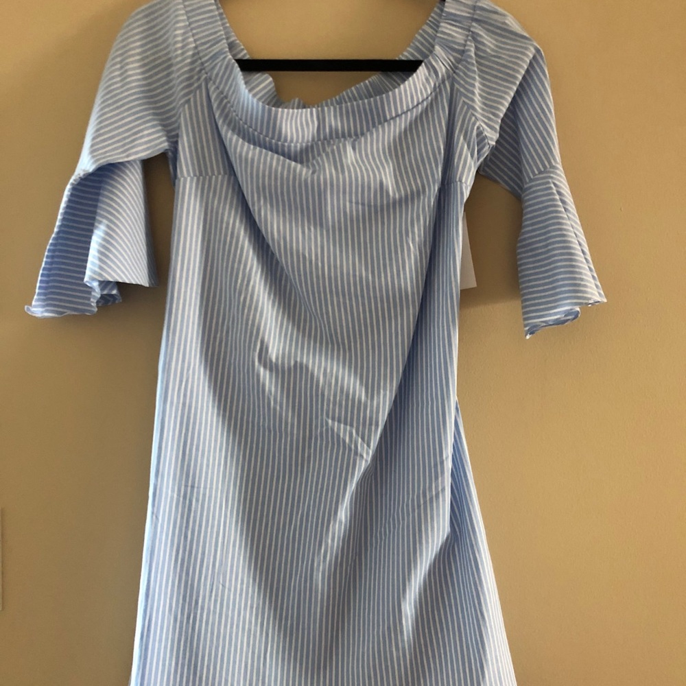 NWT Red Dress Boutique Blue & White Striped Dress - Picture 6 of 11